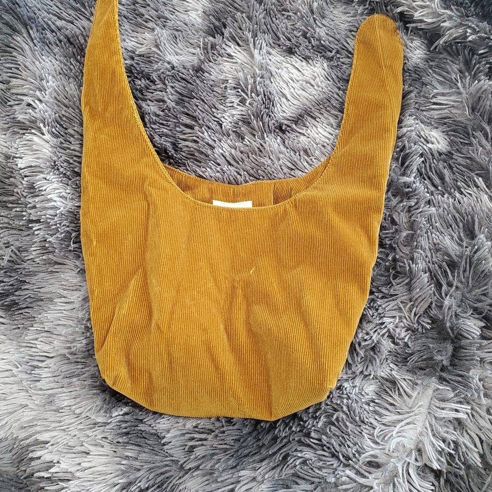 Mustard Yellow Corduroy Makeup Bag By Merit